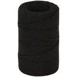 vidaXL Arbeitsseil Schwarz 2 mm 250 m Polyester
