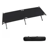 Max Fuchs Feldbett US Aluminium Schwarz