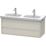 Duravit Waschtischunterschrank 2 Auszüge 115 x 48 x 45,5 cm Taupe Matt