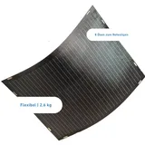 SUNMAN ® SMF150 eArc Solarmodul leicht flexibel 150W | 89 x 102 cm | 2,6 kg