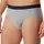 SCHIESSER Herren Slips, 3er Pack - 95/5 Rio Briefs, Logo-Bund, Stretch Baumwolle Schwarz/Blau/Grau 2XL