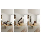 Wallbedking - Schrankbett Morphy Studio - Klappbett Platzsparende - Wandbett– Modulares multifunktionales SizeFlex- und TypeFlex-System, Klappbett mit Sofa-Modulen (100x200, Vertical)