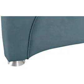 HIMOLLA Relaxsessel 4217 Leder 96 x 107 x 91 cm Blau mit Kopfteil