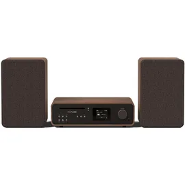 Pure Classic Stereo Hi-Fi Kompaktanlage mit CD-Player, Bluetooth WLAN, CD Player, Spotify Connect, 2x 50 W), Stereoanlage, Braun, Schwarz
