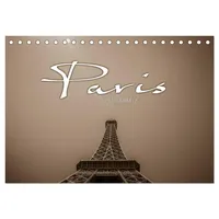 Calvendo Paris (Tischkalender 2026 DIN A5 quer), CALVENDO Monatskalender