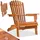 CASARIA Liegestuhl Adirondack 1 Stück  klappbar  beige