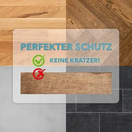 Böttcher-AG Bodenschutzmatte für Hartböden Aus recyceltem PET Transparent