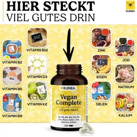 KUINEA Vegan Complete Multivitamin Kapseln 120 St.
