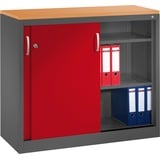 Schiebetürenschrank, HxBxT 100x120x50 cm