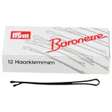 Prym Baronesse Haarklemmen Schwarz 12 Stück)