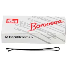 Prym Baronesse Haarklemmen Schwarz 12 Stück)