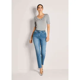 Madeleine Lange Slim Fit Stretch-Jeans in bleached denim), | Gr.: 34