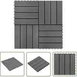 WPC Holz Terrassenfliese Bodenfliese Fliese - WPC Fliesen - Terrassendielen - Gartenfliesen - Balkonfliesen - Poolumrandung