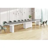 Design Esstisch Tisch HEK-111 XXL ausziehbar 180 bis 468 cm