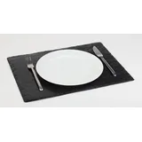 APS 996 Naturschieferplatte, 45 x 30 cm, Materialstärke 6-9 mm, möbelschonende Füßchen