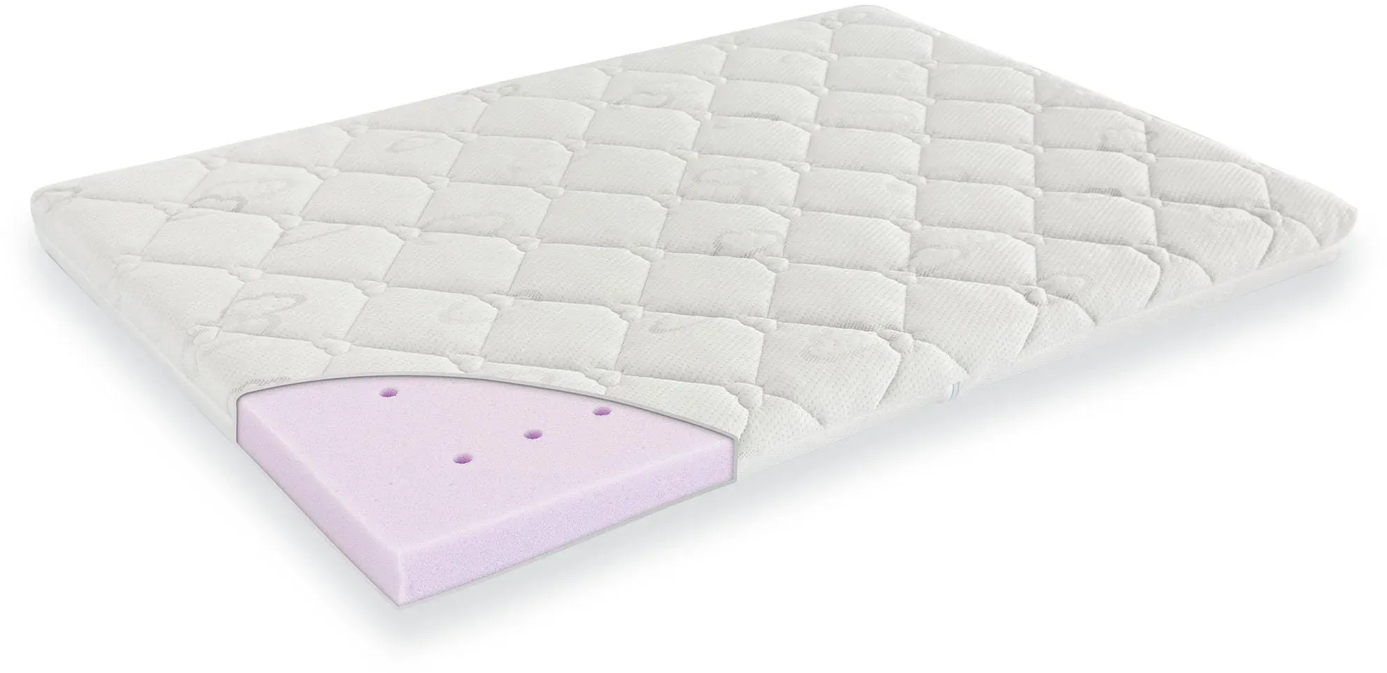 Babymatratze TRÄUMELAND "Laufgittermatratze Play&Dream", Kinder, Gr. 1 (0 kg - 65 kg), 5cm, Polyester Bezug, Material oben: Kunstfaser,Lyocell (Tencel) Material unten: Kunstfaser,Lyocell (Tencel),Baumwolle, B/L: 75cm x 95cm, 1 Stk., weiß, Bezug: 62% Polyester, 38% Lyocell (TENCELTM). Bezug (unten): 52% Polyester, 48% Baumwolle, Matratzen