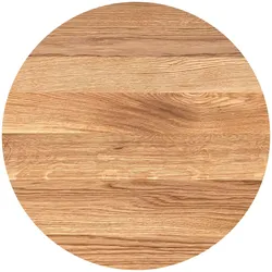 Tischplatte SIT, beige (natur), B:60cm H:2cm T:60cm Ø:60cm, Massivholz, Tischplatten, mit deutlicher Maserung