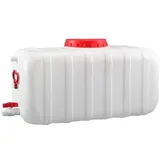 LHYJT Wassertank Wassertank Hohe Kapazität Camping Wasserkanister mit Hahn Verdickte Lebensmittelqualität Trinkwasserkanister Wasserbehälter für Wohnwagen Notfall Wandern Outdoor(Size:30L)