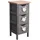 Mobili Rebecca Nachtschrank Rebecca 25 x 56 x 56 cm Grau