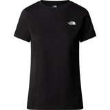 The North Face T-Shirt mit Label-Print, Black, XS