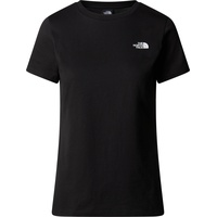 The North Face T-Shirt mit Label-Print, Black, XS