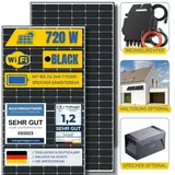 Balkonkraftwerk SUN EXPERT BASIC - 800W Einspeisung und bis zu 1440Wp Solarleistung Ohne Halterung / Ohne Speicher / 2 x 360 Watt