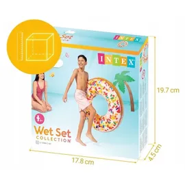 Intex Schwimmreifen Sprinkle Donut Tube, ab 9 Jahre, 114cm