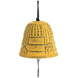Windspiel Furin Iwachu Tsurigane 4,5 cm Gelb