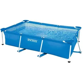 Intex Rectangular Frame Pool 260 x 160 x 65 cm blau