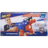 NERF N-Strike Elite Hyper-Fire halbautomatischer Spielzeugblaster, mit Trommelmagazin