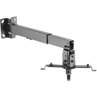 toboli Beamerhalterung 20kg universelle Projektorhalterung Decke und Wand 43-65cm schwenkbar drehbar