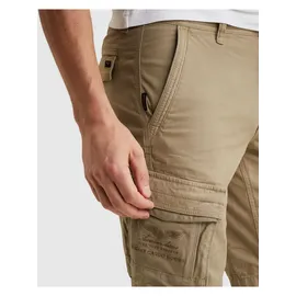 PME Legend Bermudas mit Pattentaschen und Label-Stitchings, beige, 38