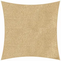 Sonnensegel Teneriffa Quadrat ca.360x0,5x360cm Naturfarben