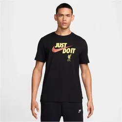 NIKE FC Liverpool Fußball-T-Shirt Herren 010 - black XXL