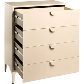 Beliani Kommode mit 4 Schubladen Beige