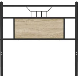 vidaXL Ersatz-Kopfteil Sonoma-Eiche 80 cm Holzwerkstoff und Stahl