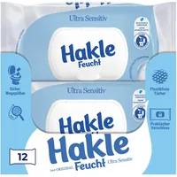 Hakle Feucht ULTRA SENSITIV 12x42 Blatt, Beruhigende Pflege