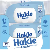 Hakle Feucht ULTRA SENSITIV 12x42 Blatt, Beruhigende Pflege