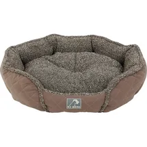 Heim Hunde-und Katzenbett Slurry Braun 70 cm x 64 cm x 14 cm