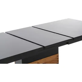 MCA Furniture MCA Cesena Tisch mit Säule 180x100(280) cm Holzwerkstoff/Schwarzgrau