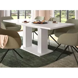 inn.furn Esstisch in weiß ausziehbar 150 - 190 cm Home-X