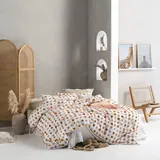 Linen House Haze Bettbezug-Set, rosa/Sandfarben, Kingsize-Bett