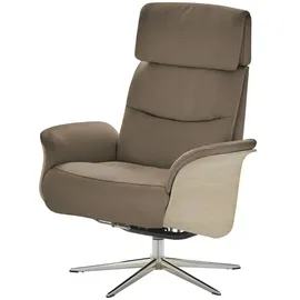 skagen studio Relaxsessel Lasse Leder 77 x 105 x 114 cm braun