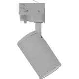 Megaman Hochvolt-Schienensystem-Leuchte 3phasig GU10 8W LED Silber
