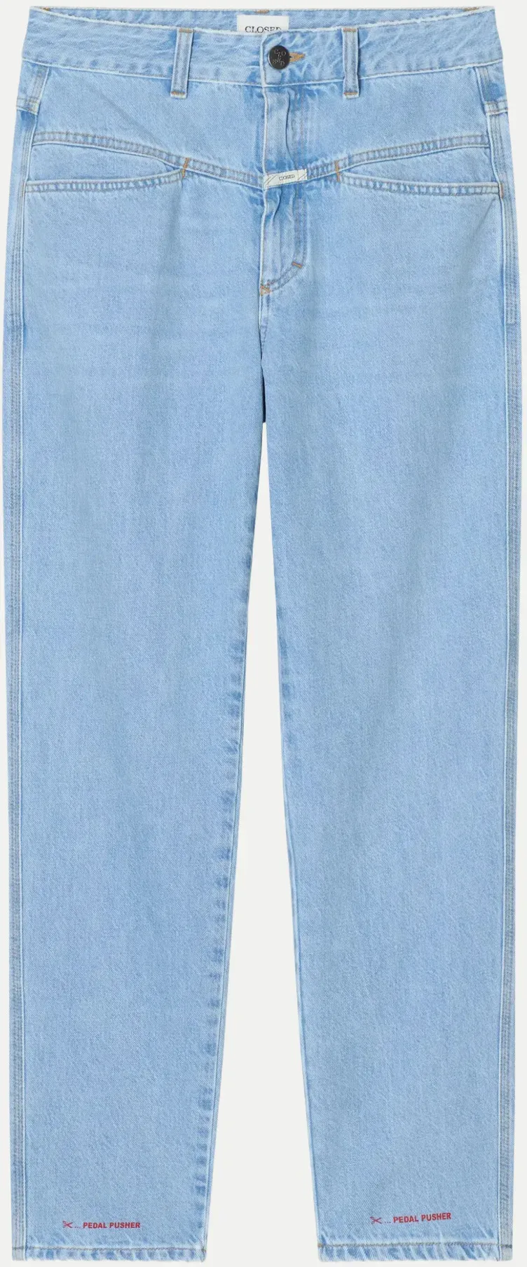 Relaxed-Fit Jeans Pedal Pusher Blau 30
