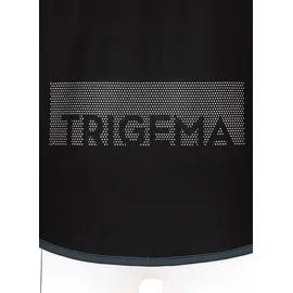 TRIGEMA Trainingsjacke TRIGEMA "TRIGEMA Praktische Sportjacke aus Microfaser", Herren, Gr. 3XL, schwarz, Strick, 92% Polyester, 8% Elastan, lang, Jacken Trainingsjacke