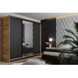kier furniture Schiebetürenschrank Malani 200 x 205 x 59 cm Grau