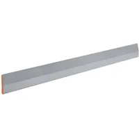 Anrotec Trapezkartätsche L.1800mm m.Daumenrille/Abschlusskappe Alu.1,1mm