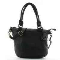 Harbour 2nd Anchor Love Bianca Schultertasche Leder 34 cm dark ash