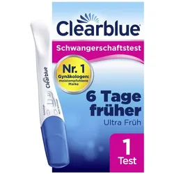 Clearblue Schwangerschaftstest 6 Tage früher 1 St Test